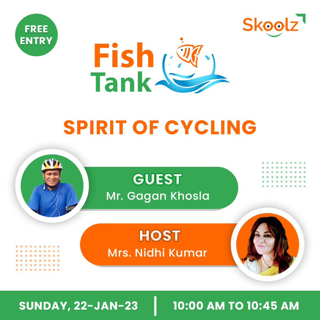 Fish Tank spirit of cycling with Gagan Khosla